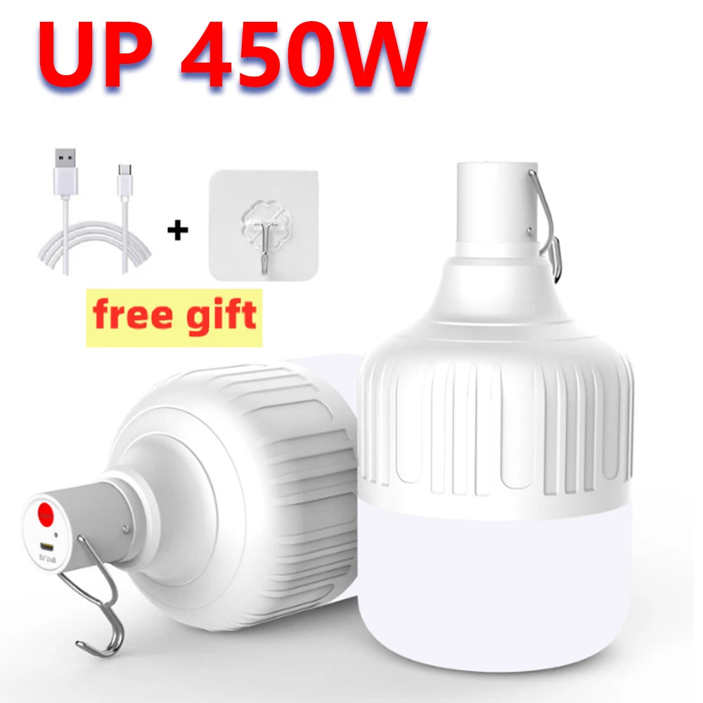 Kit de 2 Lámparas Solares y USB Ultra Potentes — Uso Exterior, Casa y Emergencias